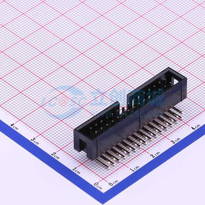 连接器 321030RG0ABK00A01 弯插,P=2.54mm 2x15P 简牛座