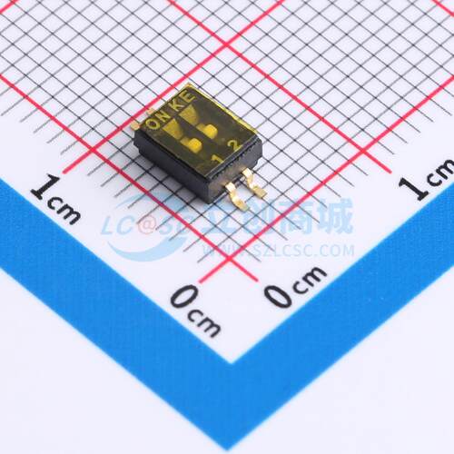 拨码开关 DSP-DSHP02TSGET SMD-4P,5.4x4.1mm 电子元器件配单