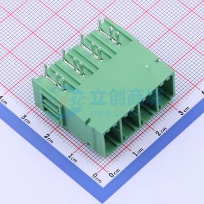 插拔式接线端子 JL5EDGRHC-76204G01 弯插,P=7.62mm 板端/插座-闭