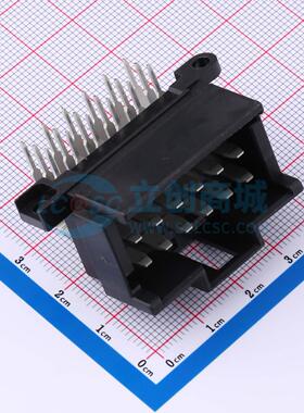 线对板针座 K966140WR-3x06-PTSW 插件,P=5mm 3x6P 弯插 原装正品
