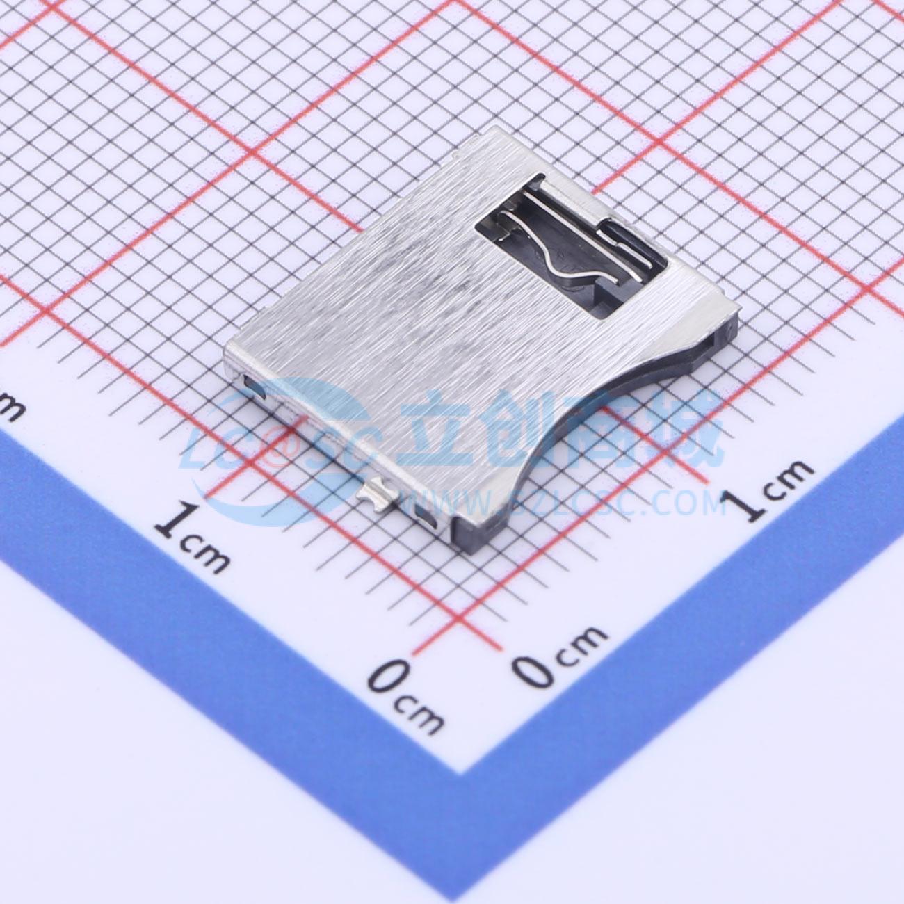 SD卡/存储卡连接器 KH-TF016 SMD 卡座 卡座 原装 电子元器件配单