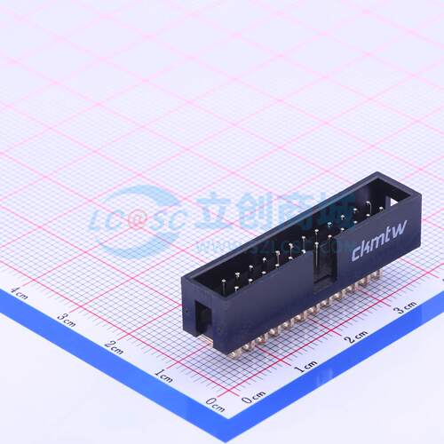 连接器 B-3000R24P-0110 弯插,P=2.54mm 2x12P 简牛座