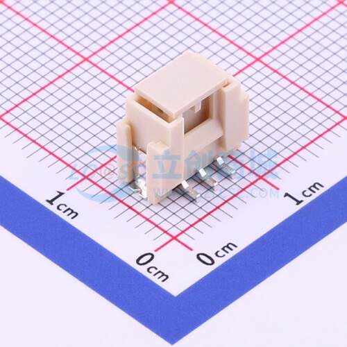 线对板针座 X2011WVS-03A-9TSN SMD,P=2mm 1x3P 立贴 电子元器件