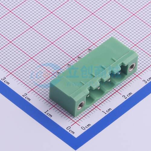 插拔式接线端子 KF2EDGVM-5.0-4P 插件,P=5mm 板端/插座-闭口 1x4