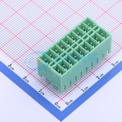 插拔式接线端子 KF2EDGKVH-3.5-2*9P 插件,P=3.5mm 板端/插座-闭
