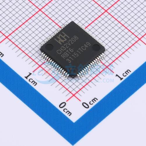 单片机(MCU/MPU/SOC) CH32V208RBT6 LQFP-64M(10x10) 电子元器件