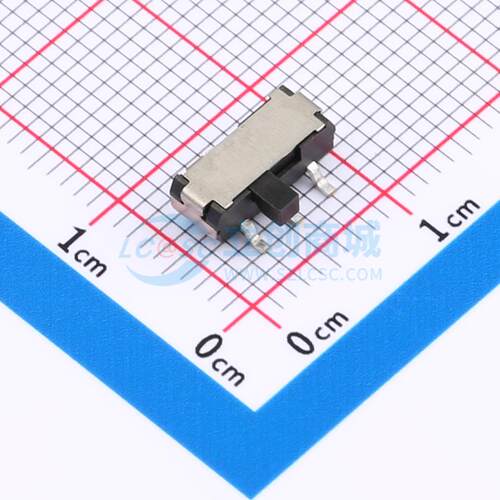 滑动开关 HX MST-22D18G2-WT SMD,9.1x3.5mm 双刀双掷 卧贴 原装