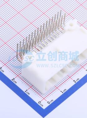 线对板针座 1318745-2 弯插,P=2.2mm 2x16P 弯插 电子元器件配单