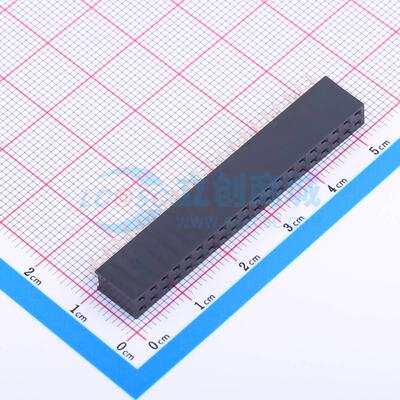 排母 PM254-2-20-Z-8.5 插件,P=2.54mm 2x20P 方孔 电子元器件