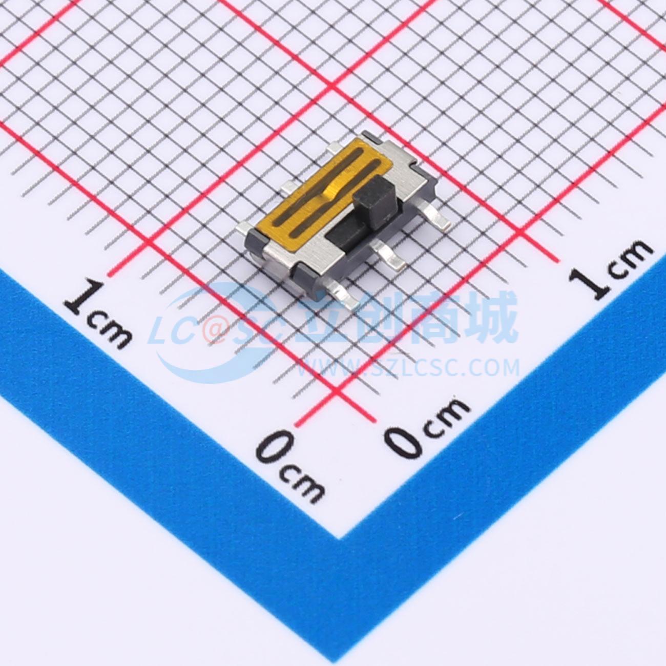 滑动开关 MSS22C02KG10-B SMD-6P,7.2x6.2mm 原装 电子元器件配单