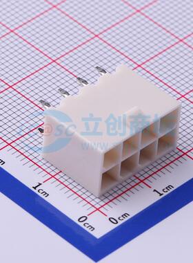 线对板针座 39288080 插件,P=4.2mm 2x4P 直插 电子元器件配单