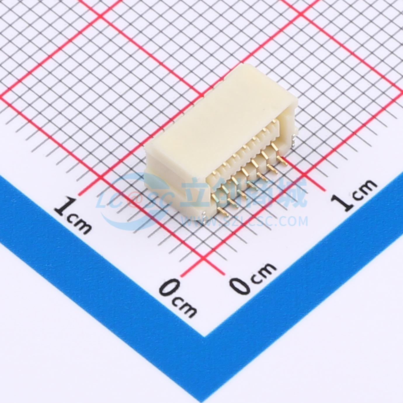 线对板针座 1WF02-325014-00002 SMD,P=1mm 卧贴 电子元器件配单