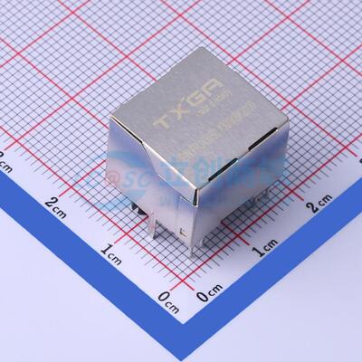 以太网连接器 FRJ45050-1306K6K2100 RJ45插座 弯插 有屏蔽
