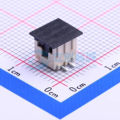 线对板针座 98424-G52-04ALF SMD,P=2mm 2x2P 立贴 电子元器件