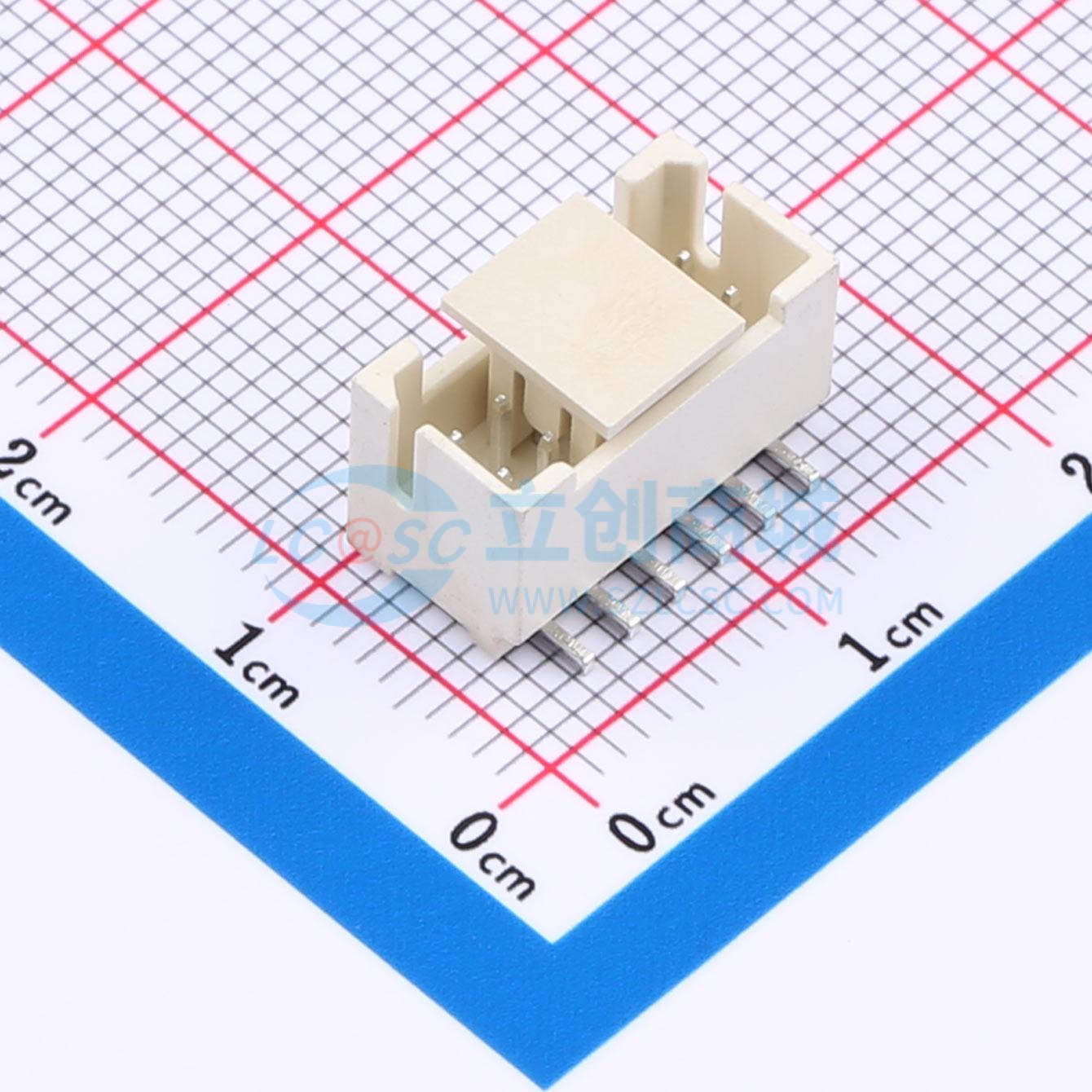 线对板针座 HC-PHB2.0-2x6PLT SMD,P=2mm 2x6P 立贴 电子元器件