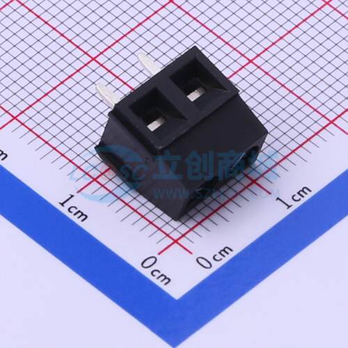 螺钉式接线端子 DB127V-5.0-2P-BK-S 插件,P=5mm 1x2P 电子元器件