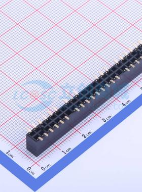 排母 FH-00215 SMD,P=2.54mm 2x23P 方孔 原装 电子元器件配单