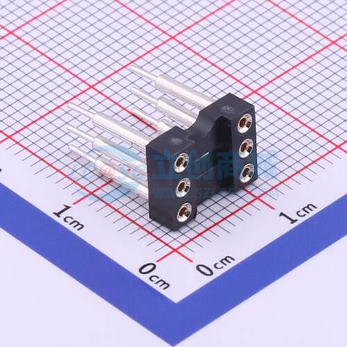 IC/晶体管插座 IC254V-12-06P-1370B DIP-6 2.54mm 电子元器件