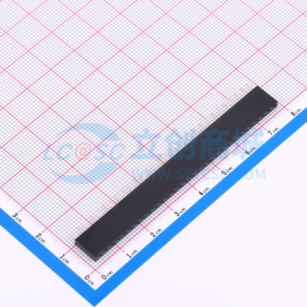 排母 CSHA101-3002A001R1AA 插件,P=2.54mm 1x30P 单排 原装正品