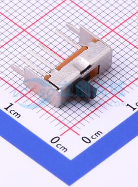 滑动开关 SS13D75L3 插件 单刀三掷 12mm 原装 电子元器件配单