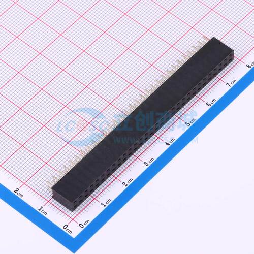 排母 BX-PM2.54-2-30PY 插件,P=2.54mm 2x30P 方孔 电子元器件