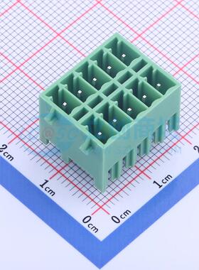 插拔式接线端子 KF2EDGKVG-3.5-2*5P 插件,P=3.5mm 板端/插座-闭