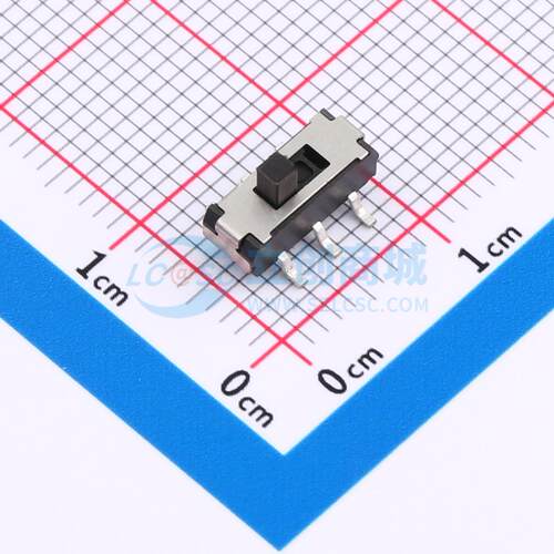滑动开关 HX MST-22D18G2-BD SMD,9x3.6mm 双刀双掷 立贴 原装