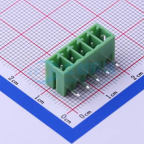 插拔式接线端子 KF2EDGR-3.81-5P 弯插,P=3.81mm 板端/插座-闭口