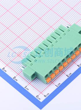 插拔式接线端子 KF2EDGKNM-3.81-10P P=3.81mm 插头 电子元器件