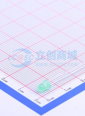 50只 发光二极管/LED 204-10SYGD/S530-E3-L 黄绿色 插件,D=3mm