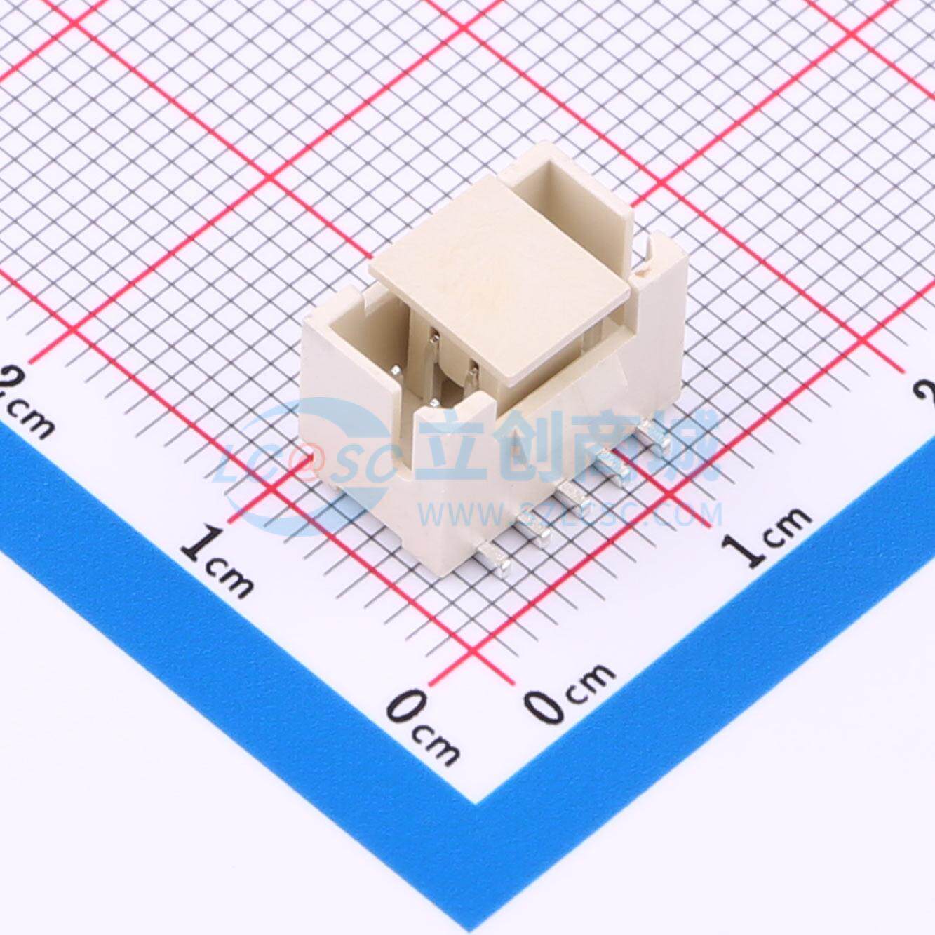 线对板针座 ZX-PHB2.0-2-5PLT SMD,P=2mm 2x5P 立贴 电子元器件