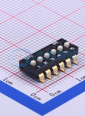 拨码开关 HAD-06HWAG-2 SMD-12P,6.4x16.3mm 原装 电子元器件配单