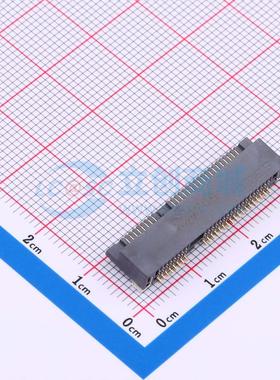 金手指连接器 XDAP-0528-049 SMD,P=0.8mm,卧贴 0.8mm 52P 原装