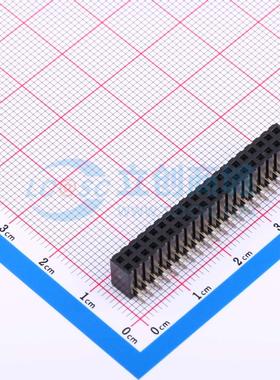 排母 CSFB203-2002A001R1AC 插件,P=2mm 2x20P 电子元器件配单