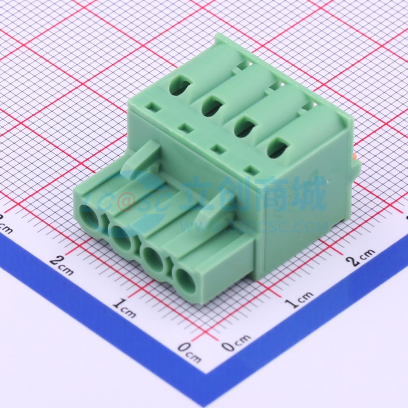 插拔式接线端子 KF2EDGKD-5.08-4P P=5.08mm 插头 1x4P 原装正品