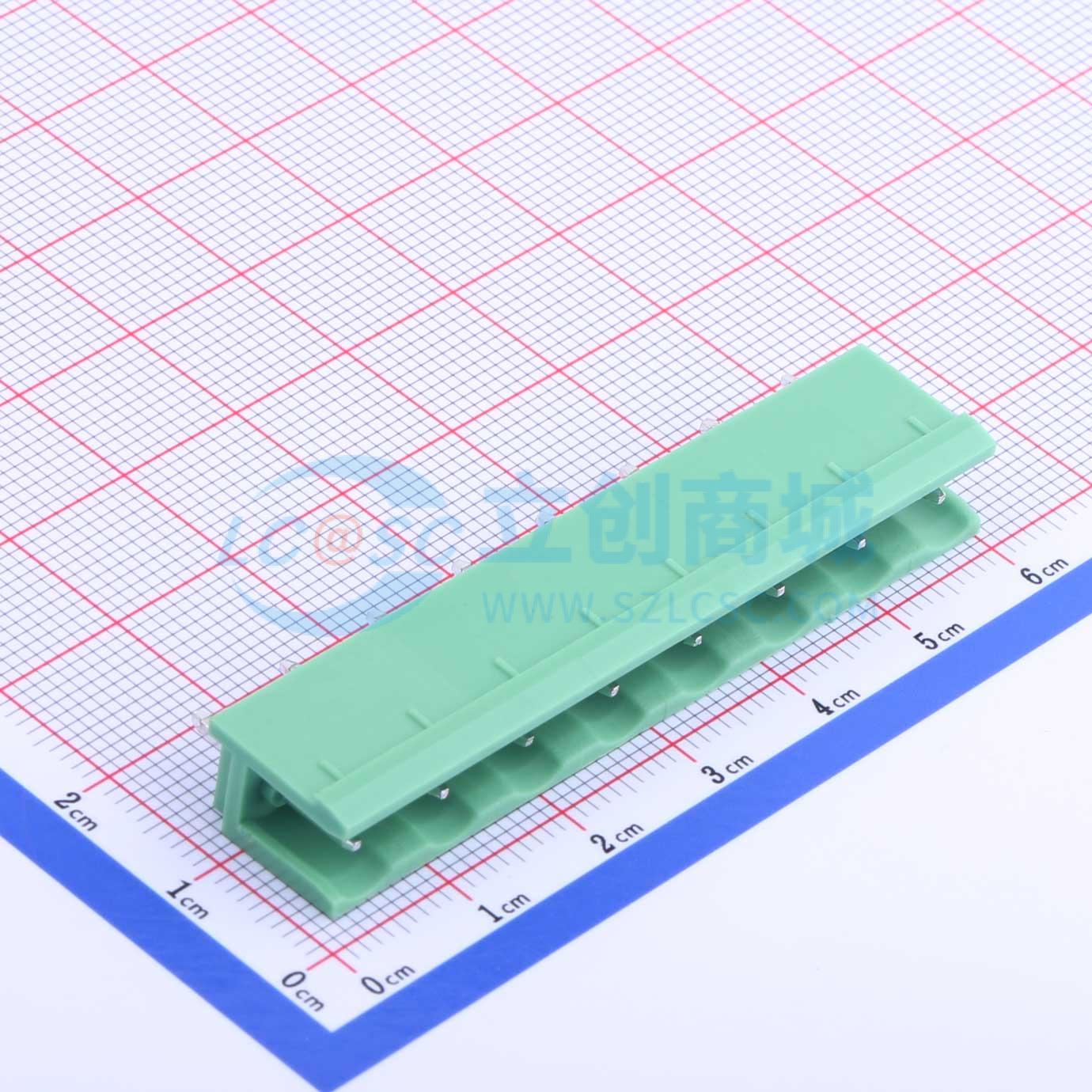 插拔式接线端子 KF2EDGV-7.5-8P 插件,P=7.5mm 板端/插座-开口 1x