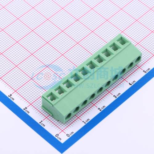 螺钉式接线端子 DB128L-5.0-10P-GN-S 插件,P=5mm 电子元器件配单