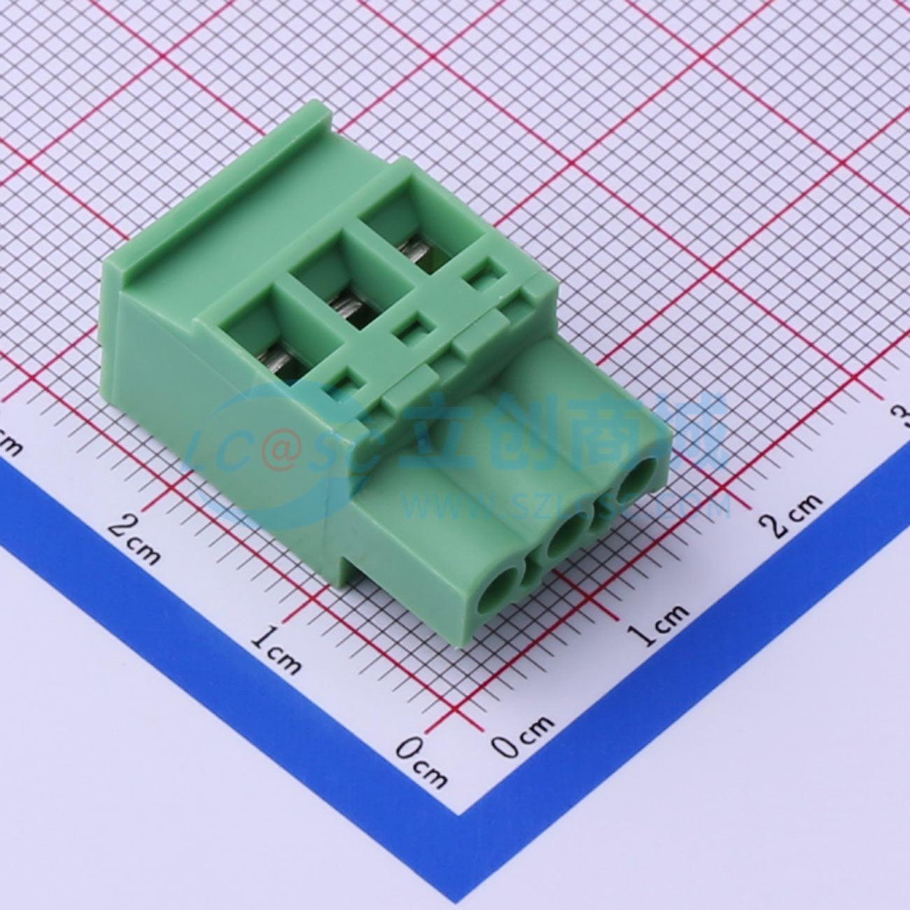 插拔式接线端子 KF2EDGKB-5.08-3P P=5.08mm 插头 1x3P 原装正品