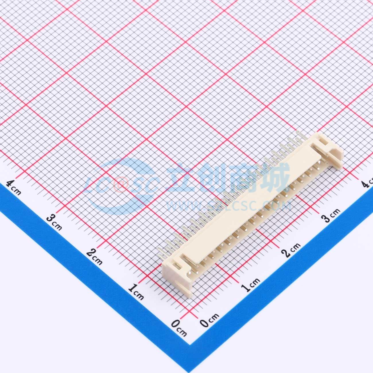 线对板针座 XD-PHD-2*18A 插件,P=2mm 2x18P 直插 电子元器件配单