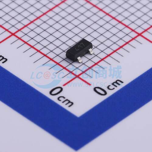 三极管(BJT) FMMT417TD SOT-23-3 500mA 100V DIODES(美台) 原装