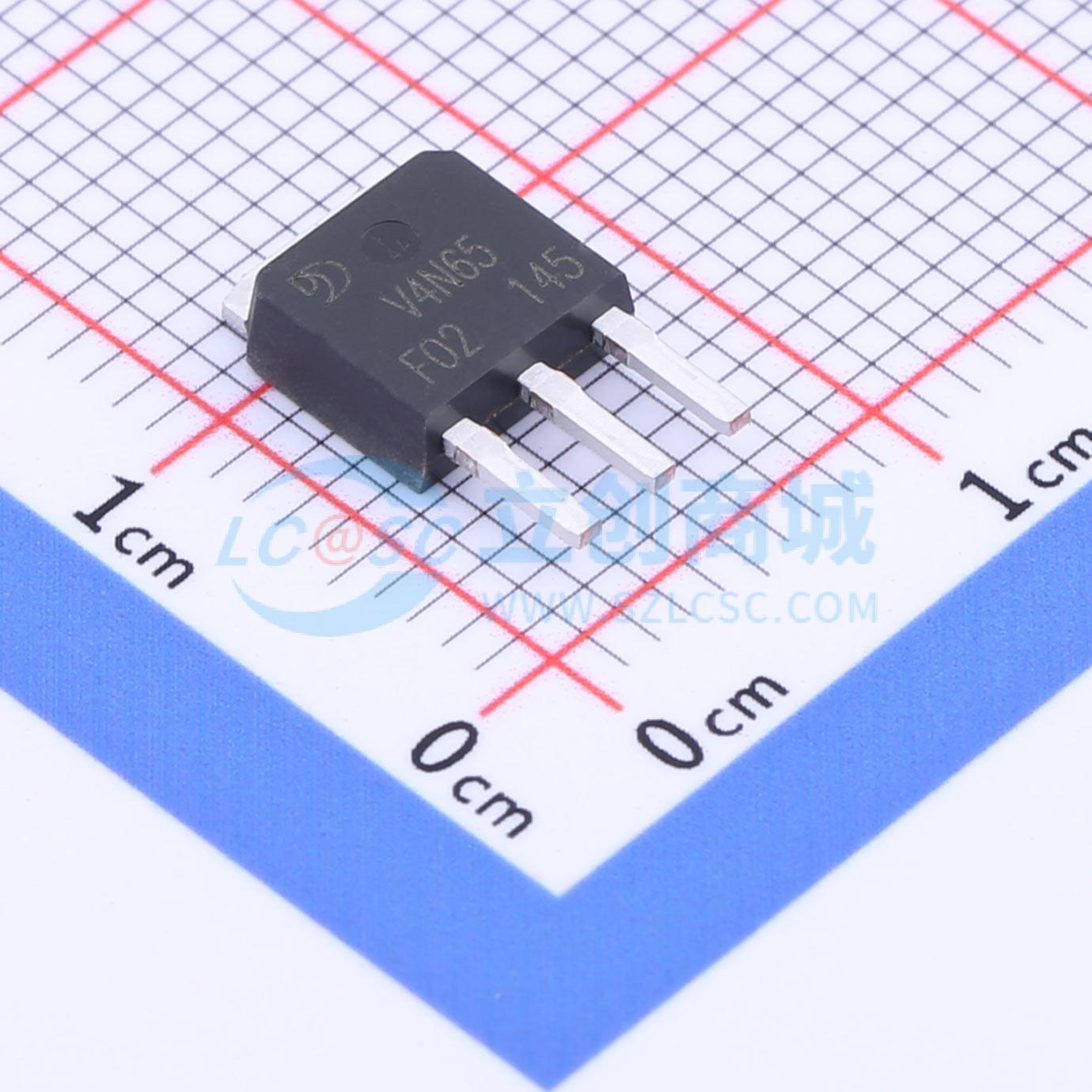 场效应管MOS V4N65 TO-251 650V 4A 晶导微电子 电子元器件