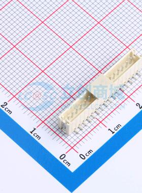 线对板针座 HCZZ0068-16 SMD,p=1.5mm 1x16P 立贴 电子元器件配单