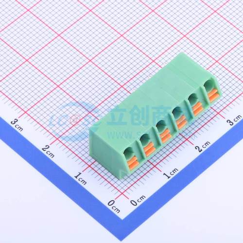 弹簧式接线端子 KF250NH-5.0-6P 插件P=5mm 1x6P 6P 电子元器件