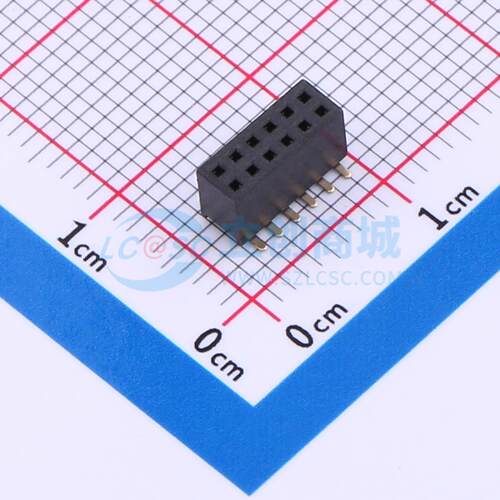 排母 DW127S-22-12-43 SMD,P=1.27mm 2x6P 双排 电子元器件配单
