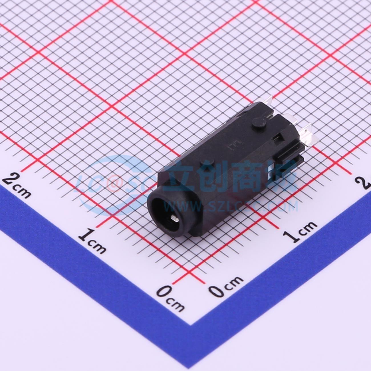 3.5mm耳机座 PJ-384-3A SMD 500mA 30V 原装正品 电子元器件配单