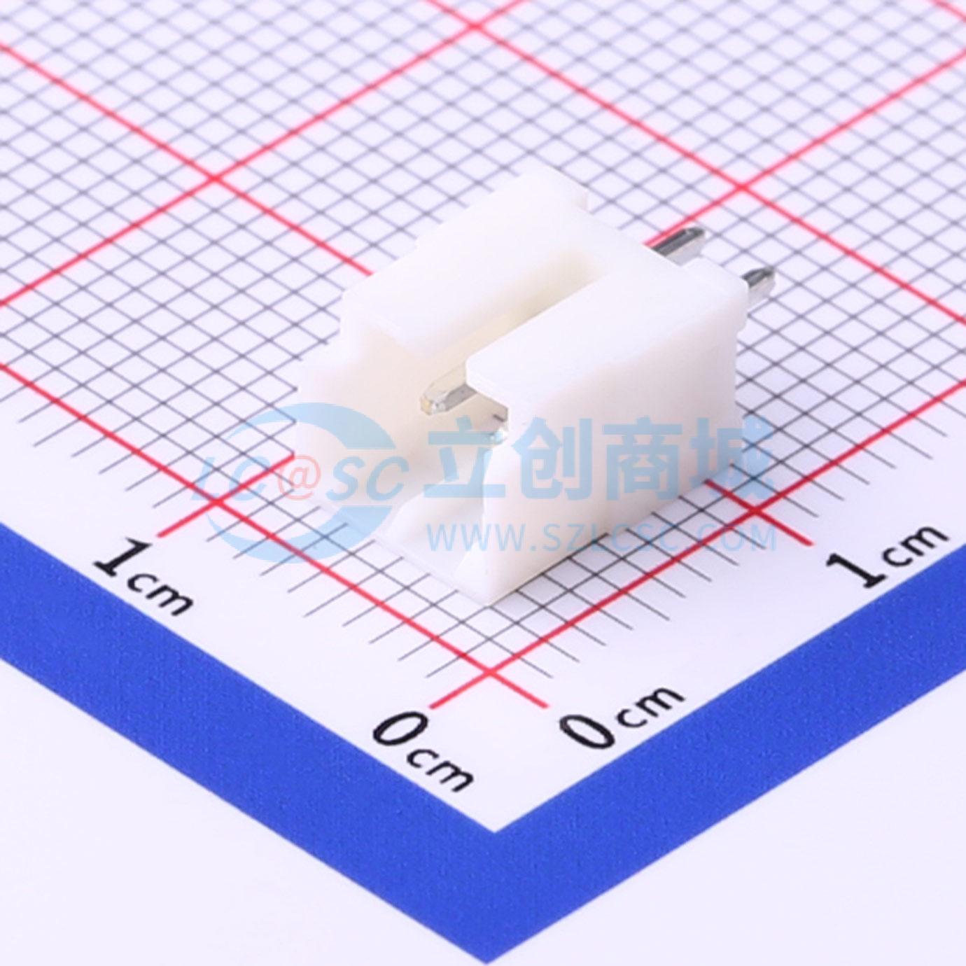 线对板针座 DF1BZ-2P-2.5DSA 插件,P=2.5mm 1x2P 直插 电子元器件