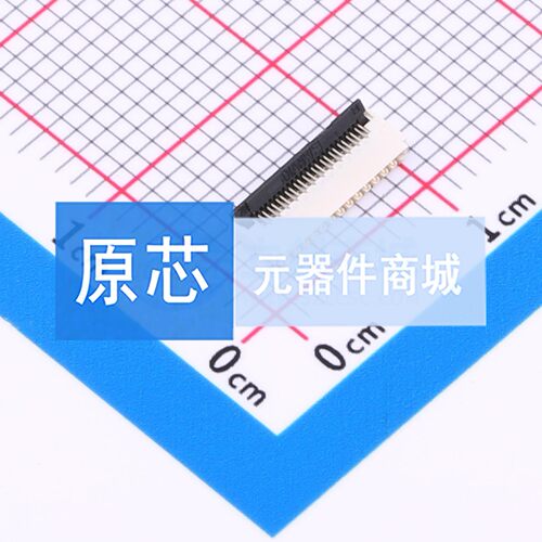 FFC/FPC连接器 8.03A0.025200 SMD,P=0.3mm,卧贴 25P 双侧触点/上
