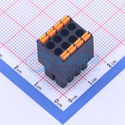 插拔式接线端子 KF2EDGKS-3.5-2*4P P=3.5mm 插头 电子元器件配单