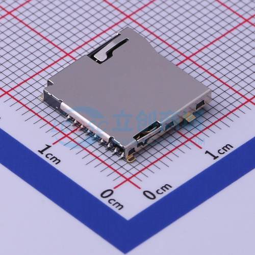 SD卡/存储卡连接器 MR01A-01211 SMD 自弹式 MicroSD卡(TF卡) 卡