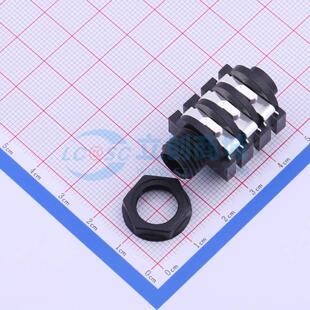 6.35mm耳机座 PJ-609K 插件 1A 50V 原装正品 电子元器件配单
